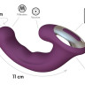 Фиолетовый вибратор Phoenix с вакуумной стимуляцией клитора - 18 см.