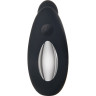 Черный вибростимулятор простаты Adam s Vibrating Triple Probe - 12,1 см.