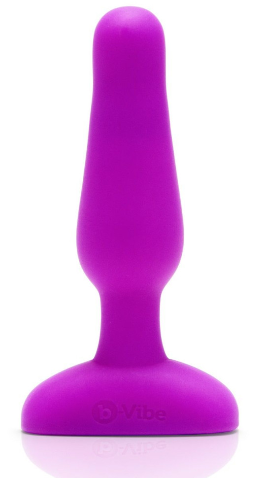 Анальная вибропробка NOVICE REMOTE CONTROL PLUG FUCHSIA - 10,2 см.