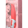 Красный вибратор Satisfyer Power Flower с лепестками - 18,8 см.