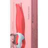 Красный вибратор Satisfyer Power Flower с лепестками - 18,8 см.