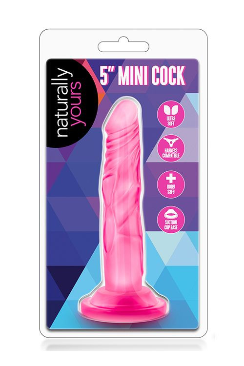 Розовый фаллоимитатор 5 Inch Mini Cock - 14,6 см.