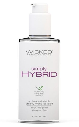 Водно-силиконовый лубрикант Wicked Simply HYBRID - 70 мл.