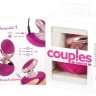 Ярко-розовый вибромассажер Couples Choice Massager