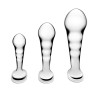 Набор из 3 стальных стимуляторов простаты Stainless Steel P-spot Training Set