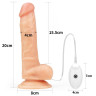 Женский страпон с вибрацией Vibrating Easy Strapon Set 7.5 - 20 см.