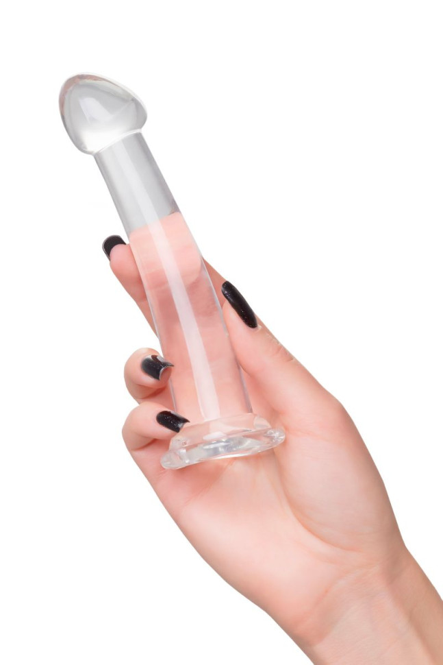 Прозрачный фаллоимитатор Jelly Dildo S - 15,5 см.