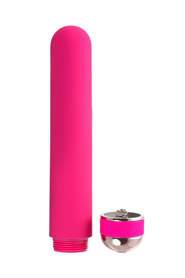 Розовый нереалистичный вибратор Mastick - 18 см.