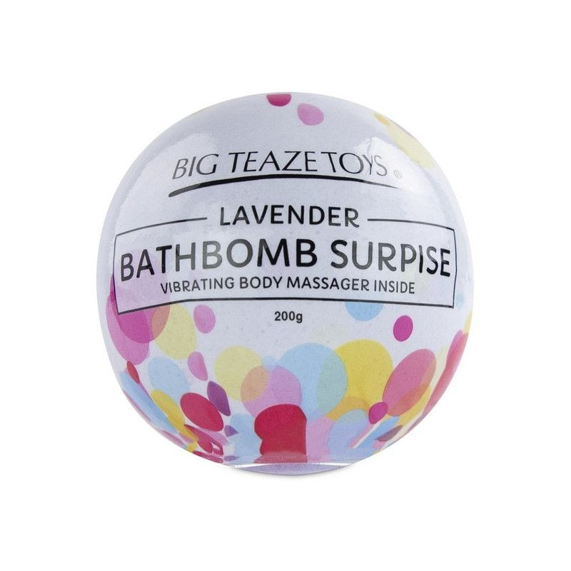 Бомбочка для ванны Bath Bomb Surprise Lavander + вибропуля