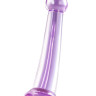 Фиолетовый фаллоимитатор Jelly Dildo M - 18 см.