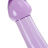 Фиолетовый фаллоимитатор Jelly Dildo M - 18 см.