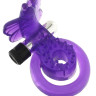 Эрекционное кольцо с вибрацией COCK&BALL RING BUTTERFLY JELLY VIBE