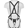 Страпон-система с телесной насадкой 10  Hollow Strap-On Suspender System - 25 см.