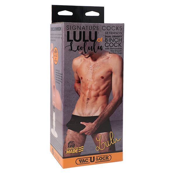 Телесный фаллоимитатор Lulu of Leolulu со съемной присоской - 20,3 см.