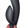 Черный вибратор-кролик Regala Rabbit - 22,5 см.