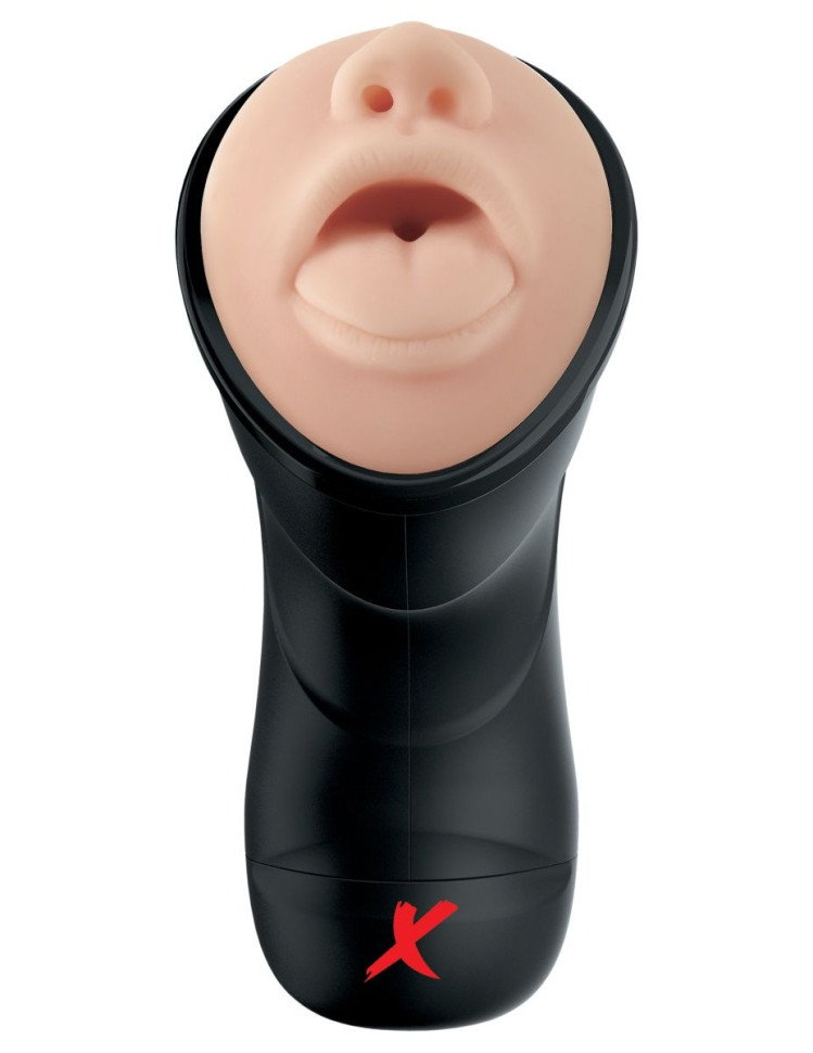 Мастурбатор-ротик Deep Throat Vibrating Stroker