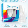 Прозрачная менструальная чаша OneCUP Classic - размер L