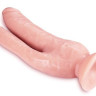 Телесный фаллоимитатор 8 Inch DP Cock - 20,32 см.