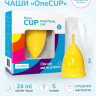 Желтая менструальная чаша OneCUP Classic - размер S