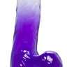 Прозрачно-фиолетовый фаллоимитатор Radi - 17,5 см.