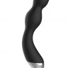 Чёрный вибратор с электростимуляцией E-Stimulation G-spot Vibrator - 19,5 см.