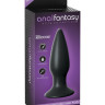 Чёрная малая анальная вибропробка Small Rechargeable Anal Plug - 10,9 см.