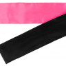 Набор из 5 черно-розовых атласных лент для связывания