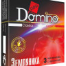 Ароматизированные презервативы Domino  Земляника  - 3 шт.