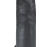 Черный фаллоимитатор-реалистик на присоске - 16,5 см.