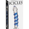 Стеклянный фаллоимитатор Icicles №5 - 17,8 см.