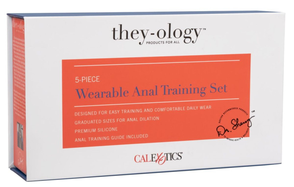 Набор из 5 анальных расширителей They-ology 5-Piece Wearable Anal Training Set