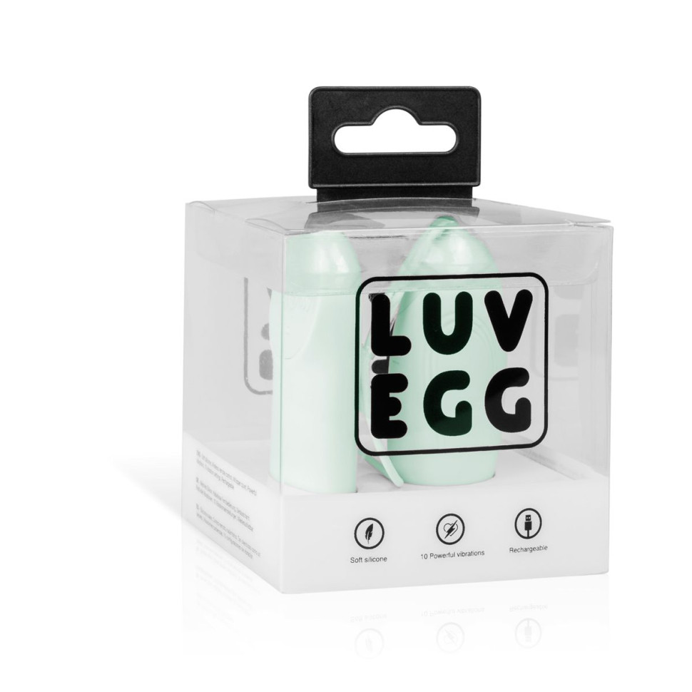 Мятное виброяйцо LUV EGG с пультом ДУ