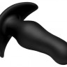 Черная анальная вибропробка Kinetic Thumping 7X Prostate Anal Plug - 13,3 см.